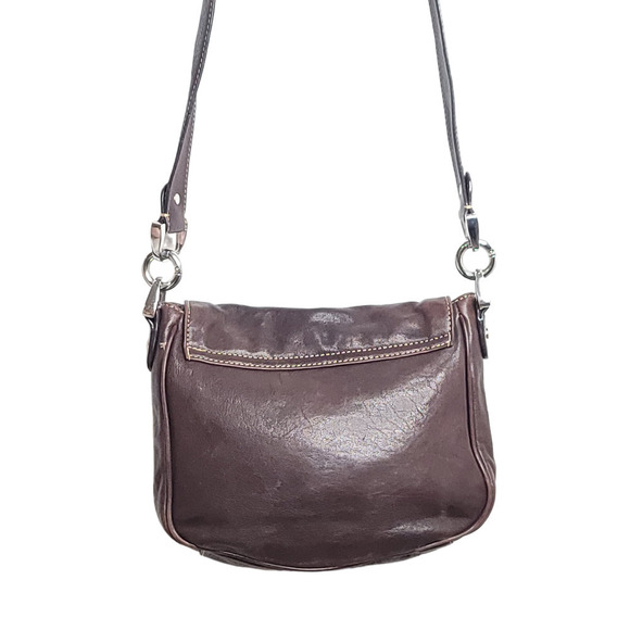 TED BAKER Brown Soft Grain Leather Crossbody Bag - Picture 5 of 10
